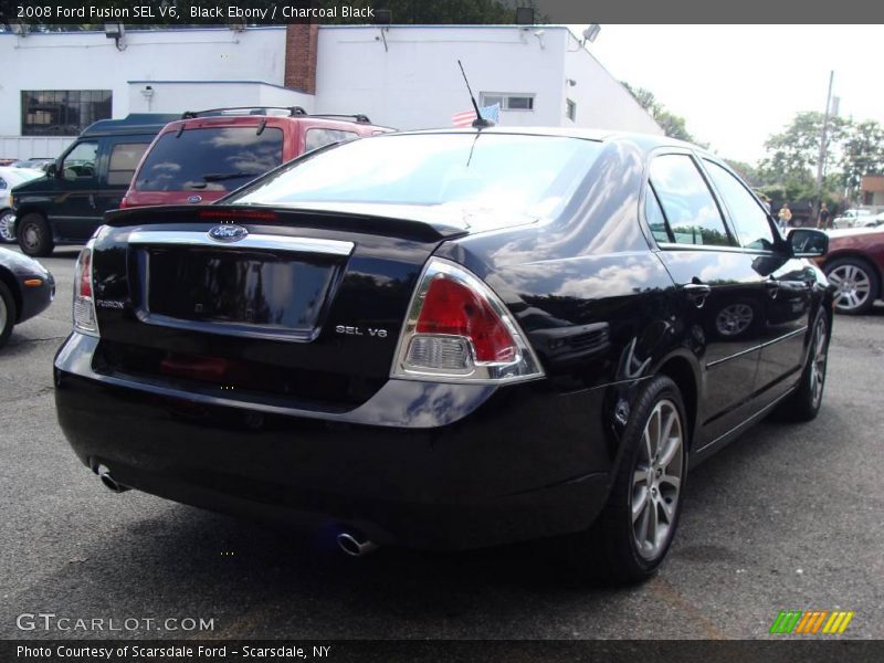 Black Ebony / Charcoal Black 2008 Ford Fusion SEL V6