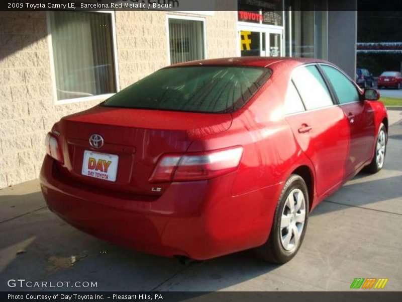 Barcelona Red Metallic / Bisque 2009 Toyota Camry LE