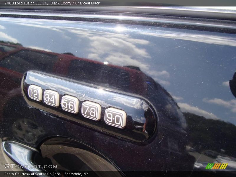 Black Ebony / Charcoal Black 2008 Ford Fusion SEL V6