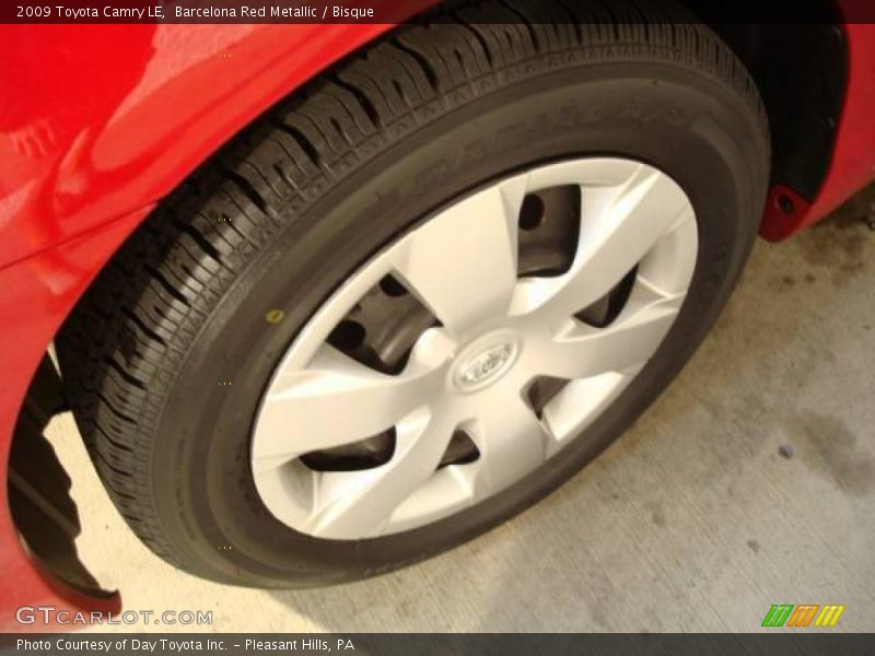 Barcelona Red Metallic / Bisque 2009 Toyota Camry LE