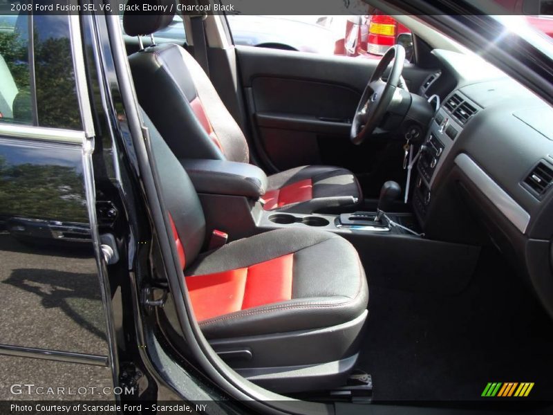 Black Ebony / Charcoal Black 2008 Ford Fusion SEL V6