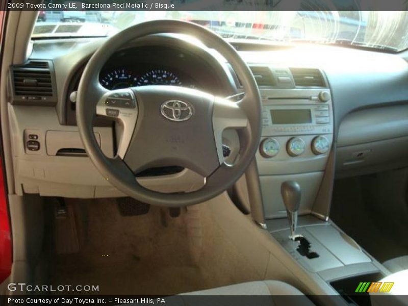 Barcelona Red Metallic / Bisque 2009 Toyota Camry LE