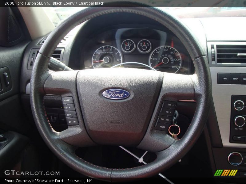 Black Ebony / Charcoal Black 2008 Ford Fusion SEL V6