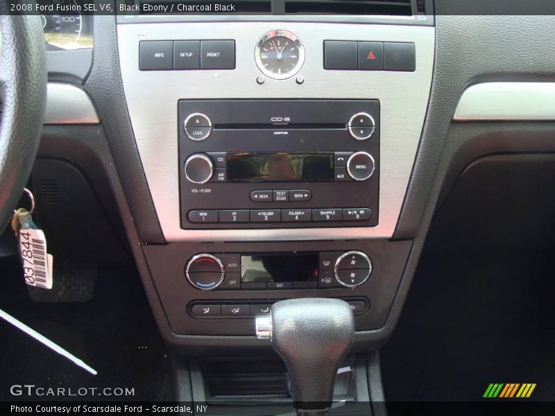 Black Ebony / Charcoal Black 2008 Ford Fusion SEL V6