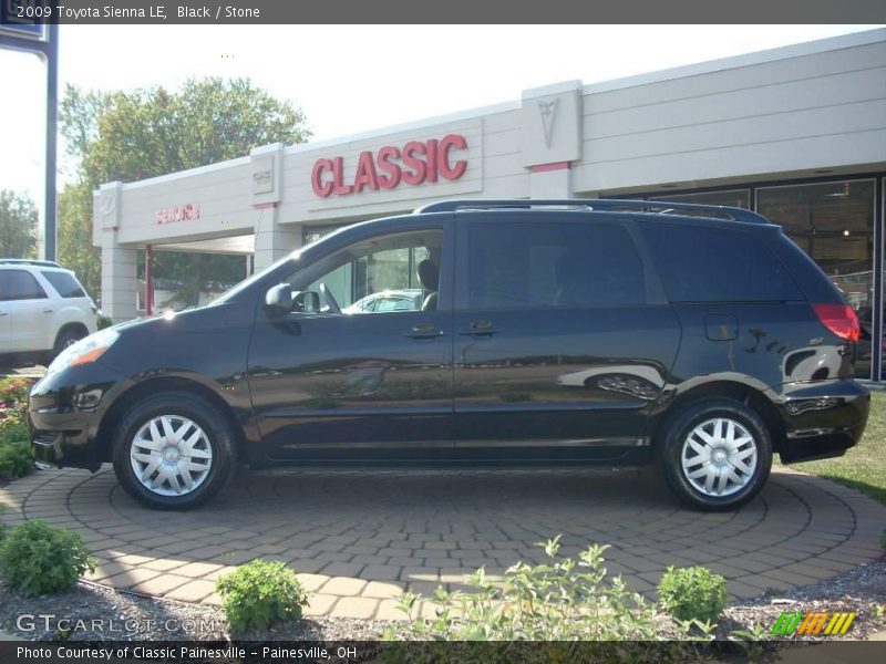 Black / Stone 2009 Toyota Sienna LE