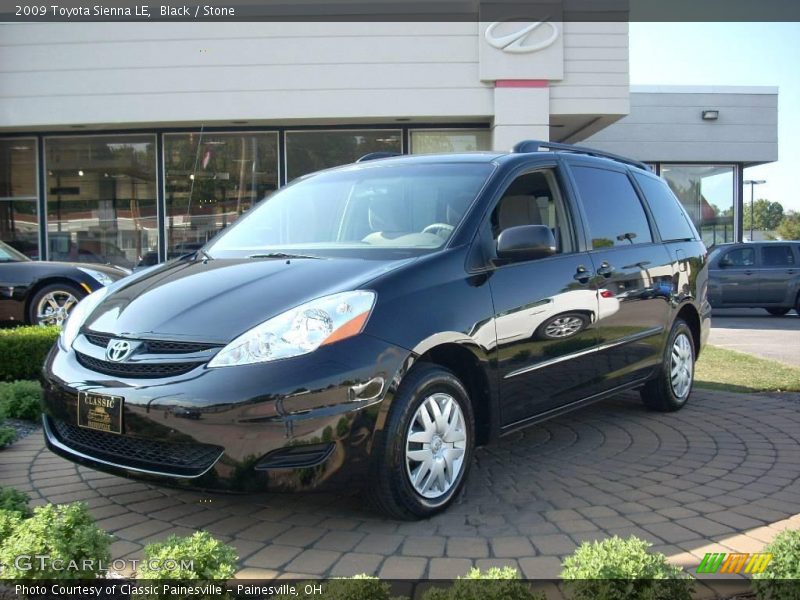 Black / Stone 2009 Toyota Sienna LE