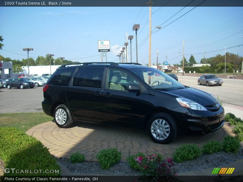 Black / Stone 2009 Toyota Sienna LE
