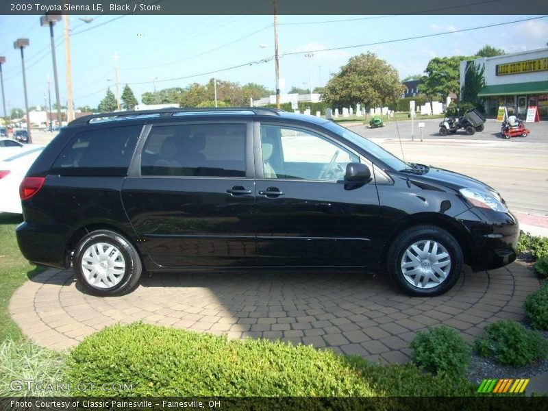 Black / Stone 2009 Toyota Sienna LE