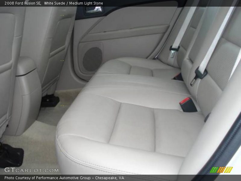 White Suede / Medium Light Stone 2008 Ford Fusion SE