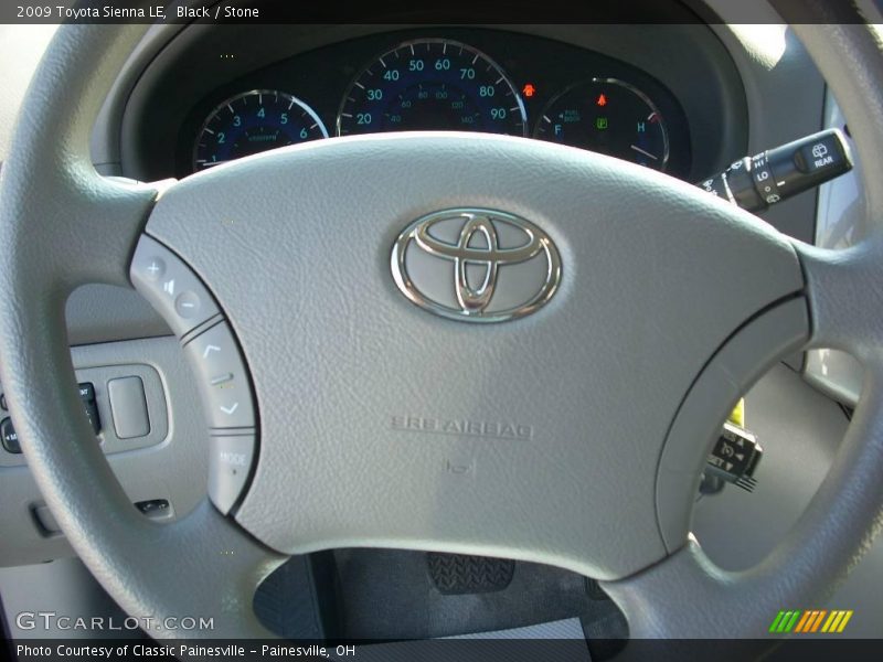 Black / Stone 2009 Toyota Sienna LE