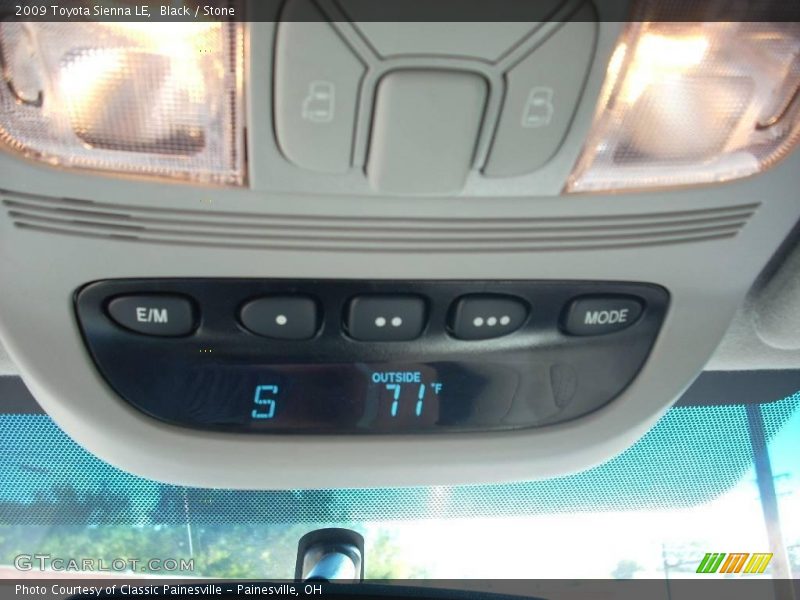 Black / Stone 2009 Toyota Sienna LE