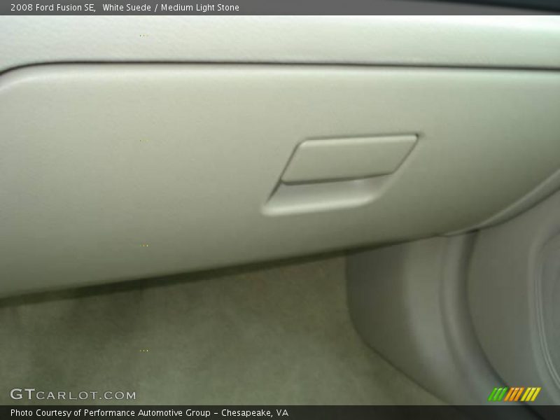 White Suede / Medium Light Stone 2008 Ford Fusion SE