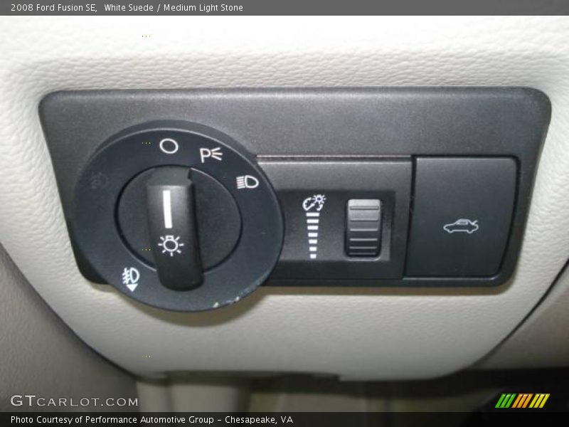 White Suede / Medium Light Stone 2008 Ford Fusion SE