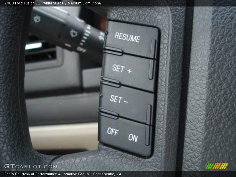 White Suede / Medium Light Stone 2008 Ford Fusion SE