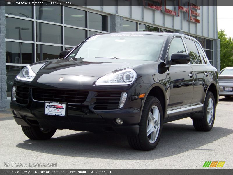 Black / Black 2008 Porsche Cayenne S