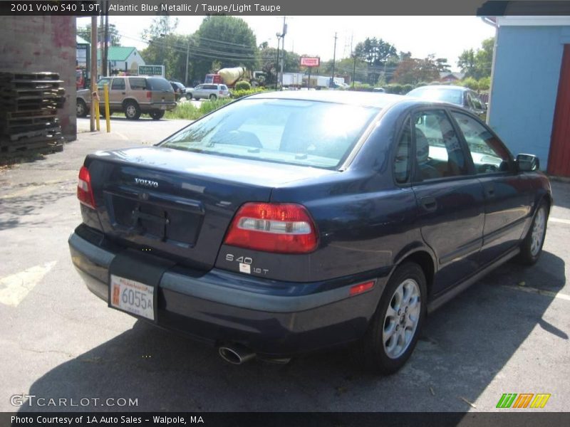 Atlantic Blue Metallic / Taupe/Light Taupe 2001 Volvo S40 1.9T