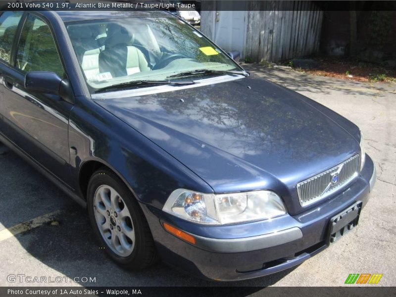 Atlantic Blue Metallic / Taupe/Light Taupe 2001 Volvo S40 1.9T