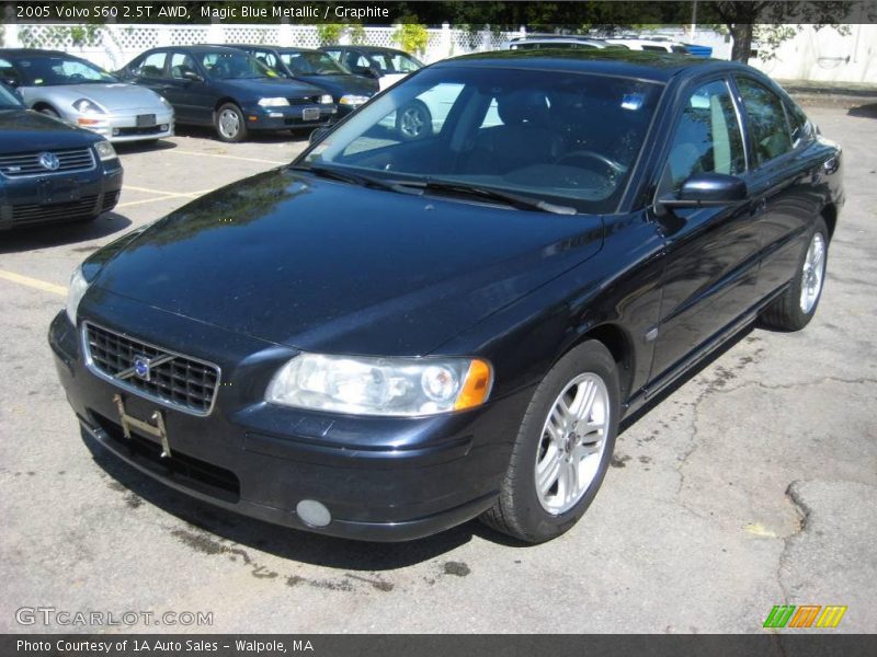Magic Blue Metallic / Graphite 2005 Volvo S60 2.5T AWD