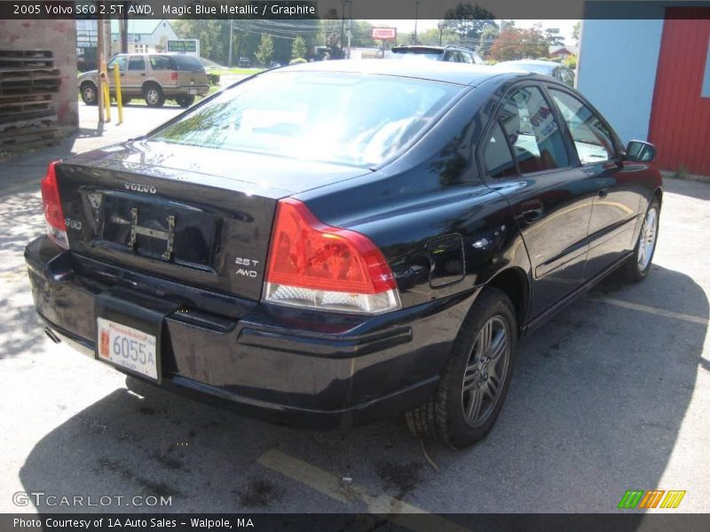 Magic Blue Metallic / Graphite 2005 Volvo S60 2.5T AWD