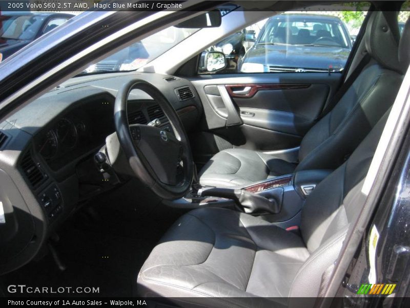 Magic Blue Metallic / Graphite 2005 Volvo S60 2.5T AWD