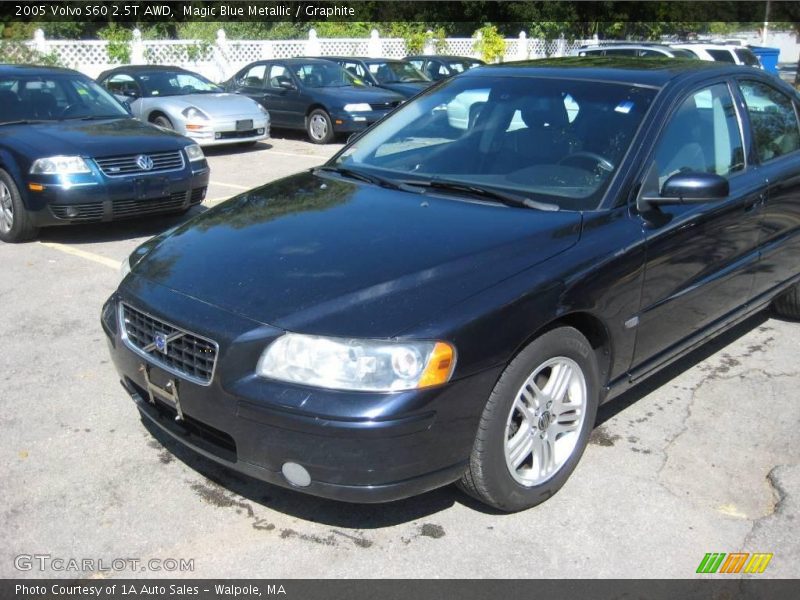 Magic Blue Metallic / Graphite 2005 Volvo S60 2.5T AWD