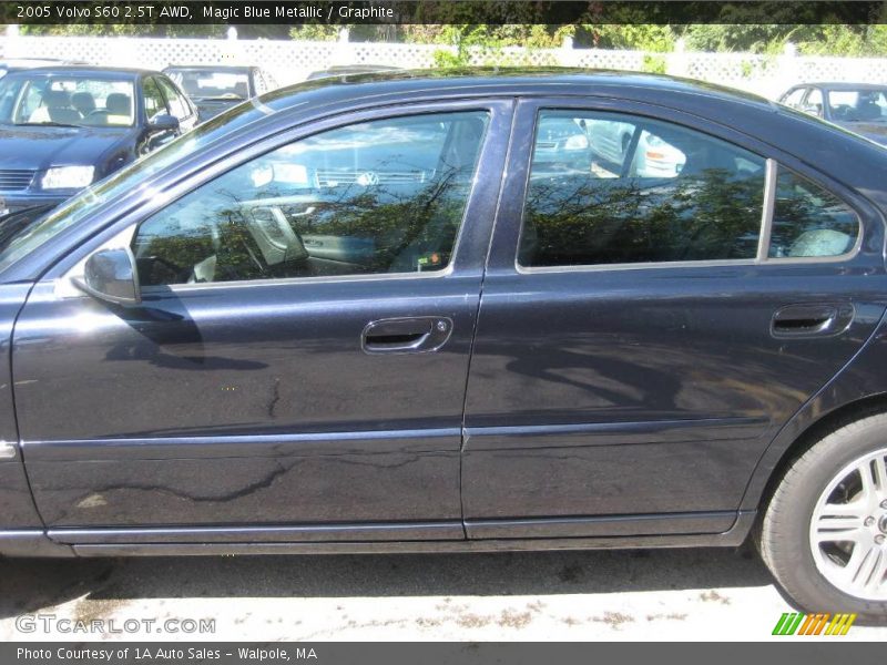 Magic Blue Metallic / Graphite 2005 Volvo S60 2.5T AWD