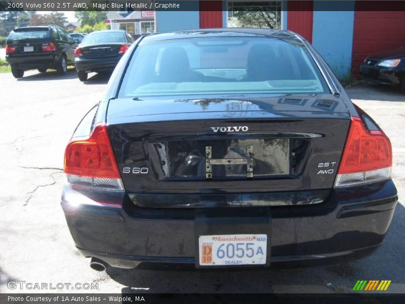 Magic Blue Metallic / Graphite 2005 Volvo S60 2.5T AWD