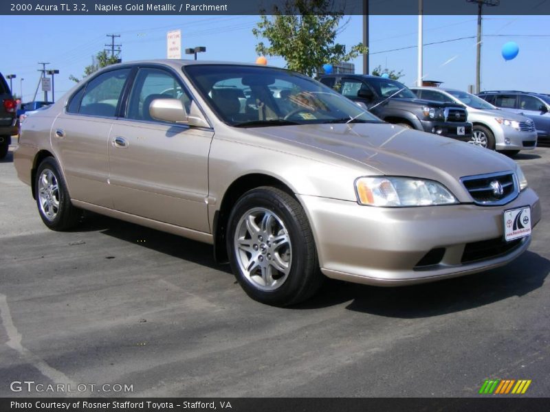 Naples Gold Metallic / Parchment 2000 Acura TL 3.2