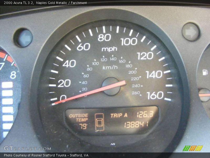 Naples Gold Metallic / Parchment 2000 Acura TL 3.2
