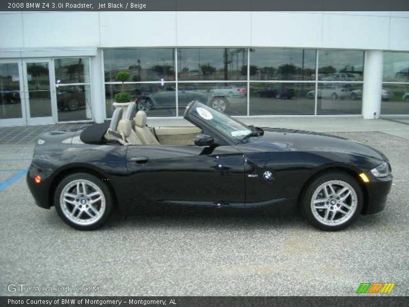 Jet Black / Beige 2008 BMW Z4 3.0i Roadster