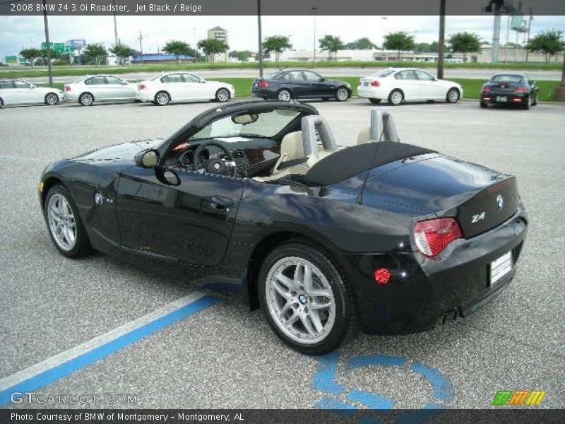 Jet Black / Beige 2008 BMW Z4 3.0i Roadster