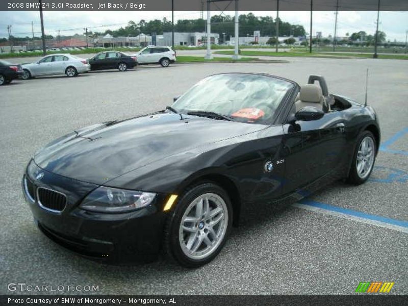Jet Black / Beige 2008 BMW Z4 3.0i Roadster
