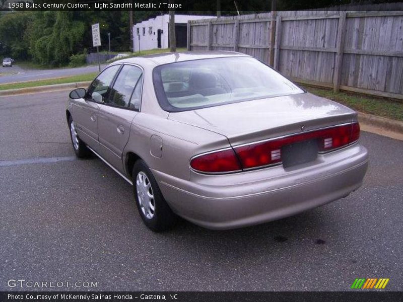 Light Sandrift Metallic / Taupe 1998 Buick Century Custom