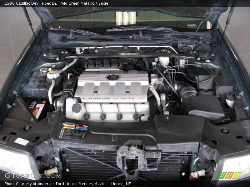 Polo Green Metallic / Beige 1998 Cadillac DeVille Sedan