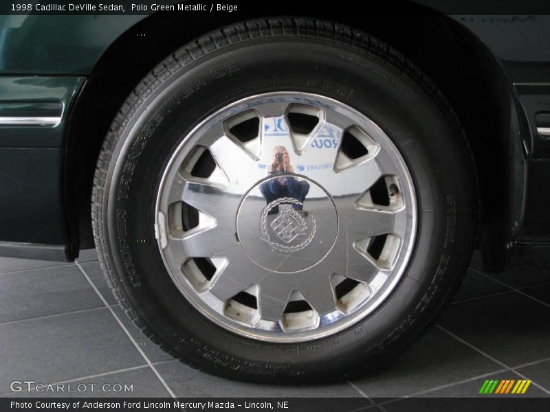 Polo Green Metallic / Beige 1998 Cadillac DeVille Sedan