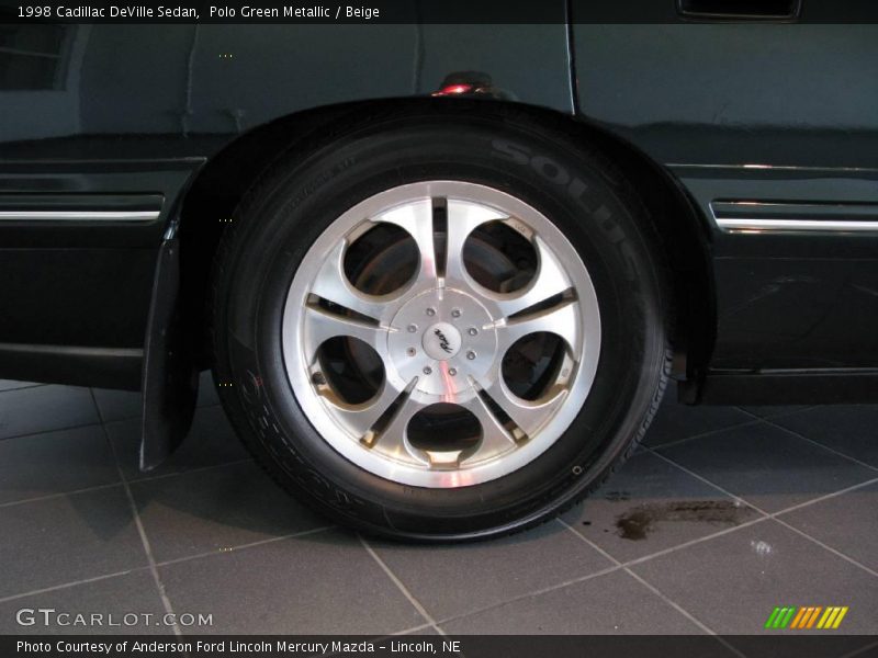 Polo Green Metallic / Beige 1998 Cadillac DeVille Sedan