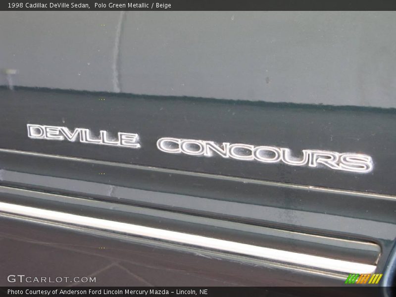 Polo Green Metallic / Beige 1998 Cadillac DeVille Sedan