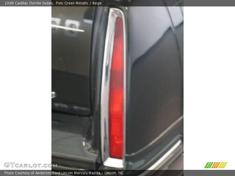 Polo Green Metallic / Beige 1998 Cadillac DeVille Sedan
