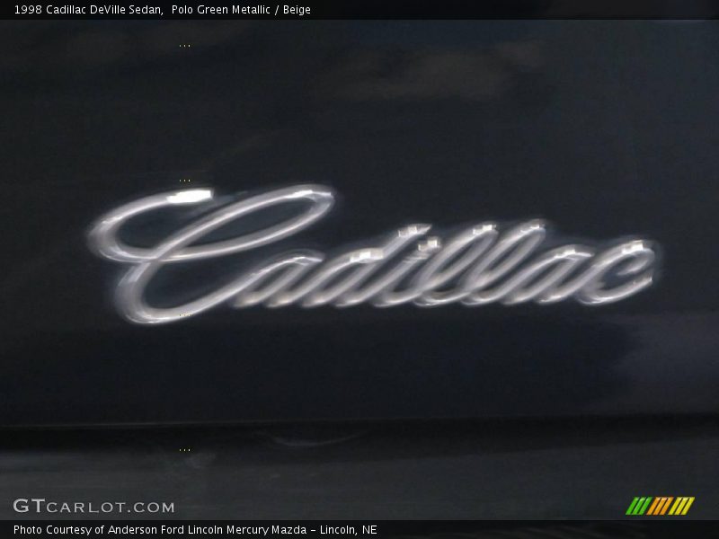 Polo Green Metallic / Beige 1998 Cadillac DeVille Sedan