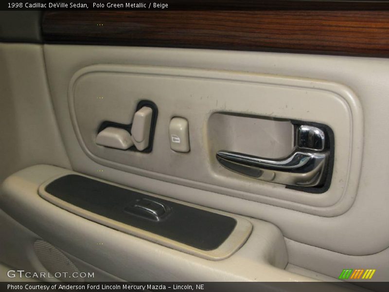 Polo Green Metallic / Beige 1998 Cadillac DeVille Sedan