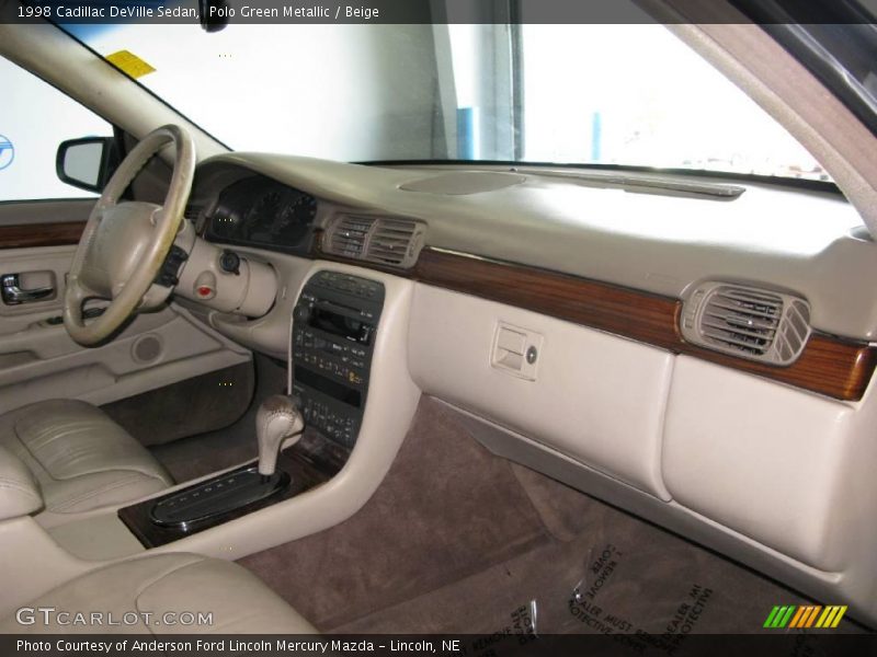 Polo Green Metallic / Beige 1998 Cadillac DeVille Sedan