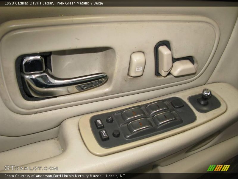 Polo Green Metallic / Beige 1998 Cadillac DeVille Sedan
