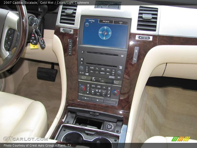 Gold Mist / Cocoa/Light Cashmere 2007 Cadillac Escalade