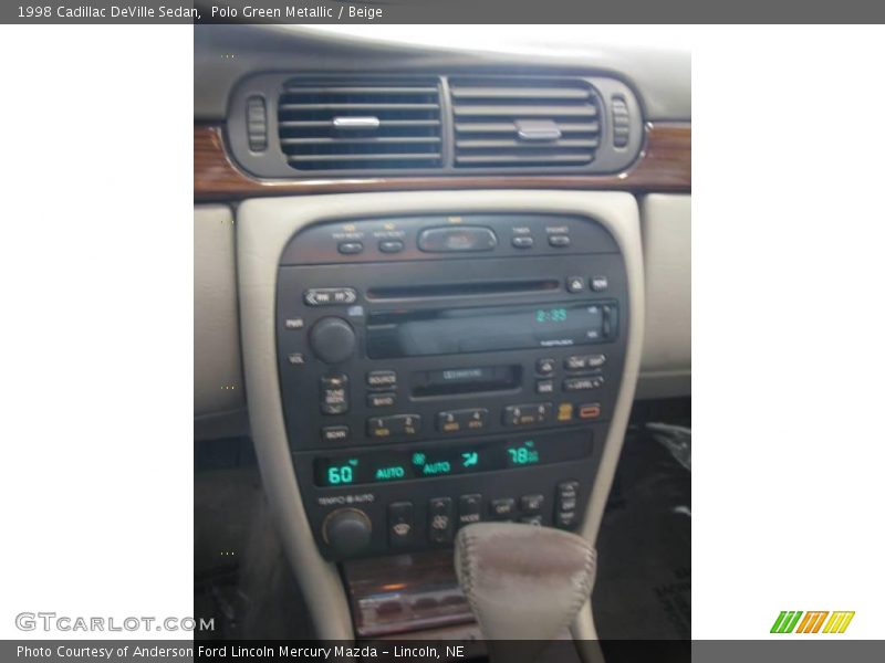 Polo Green Metallic / Beige 1998 Cadillac DeVille Sedan