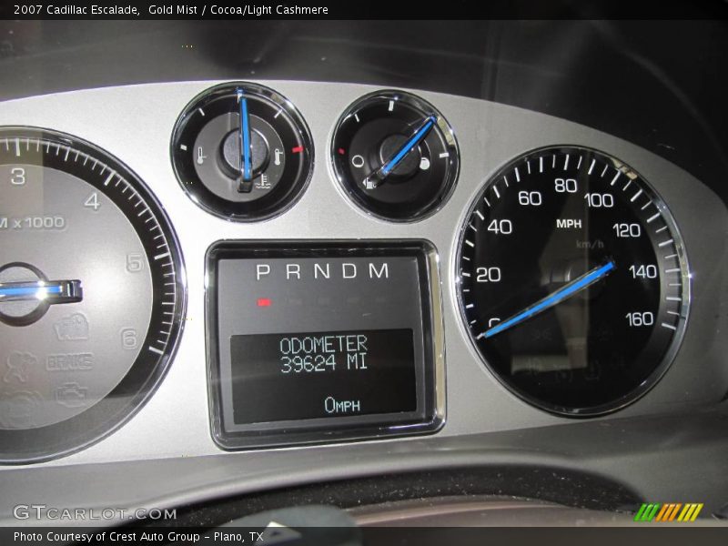 Gold Mist / Cocoa/Light Cashmere 2007 Cadillac Escalade