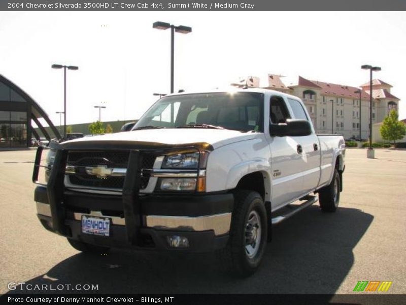 Summit White / Medium Gray 2004 Chevrolet Silverado 3500HD LT Crew Cab 4x4