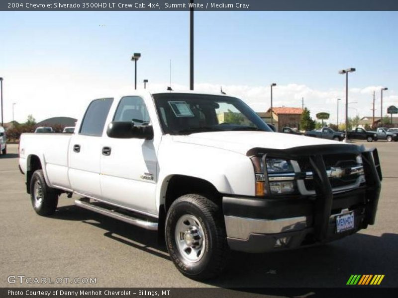 Summit White / Medium Gray 2004 Chevrolet Silverado 3500HD LT Crew Cab 4x4