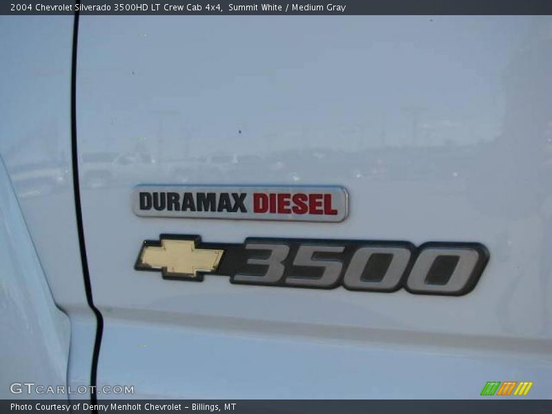 Summit White / Medium Gray 2004 Chevrolet Silverado 3500HD LT Crew Cab 4x4