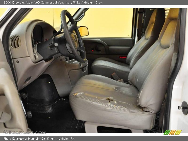 Ivory White / Medium Gray 2000 Chevrolet Astro AWD Commercial Van