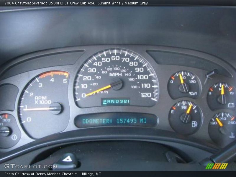 Summit White / Medium Gray 2004 Chevrolet Silverado 3500HD LT Crew Cab 4x4